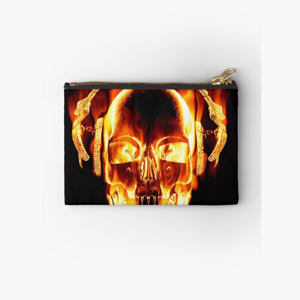 Item preview, Flaming  skull  designed and sold by Trendytstore.