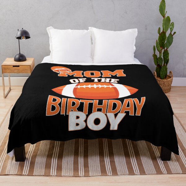 Item preview, Mom Of The Birthday Boy American Football Kid Party product designed and sold by Grabitees.