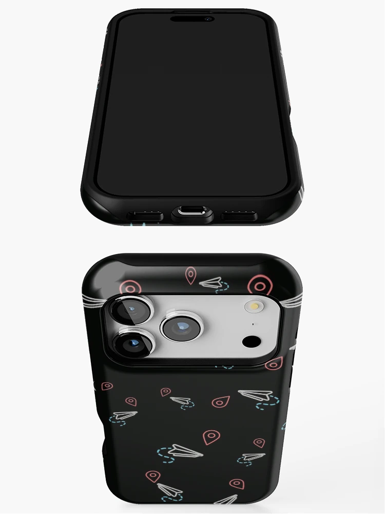 Thumbnail 3 of 4, iPhone Case, Paper Airplane Pattern designed and sold by Rohith Augustine.