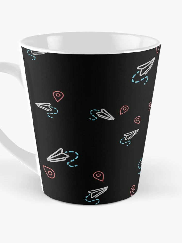 Thumbnail 3 of 4, Coffee Mug, Paper Airplane Pattern designed and sold by Rohith Augustine.