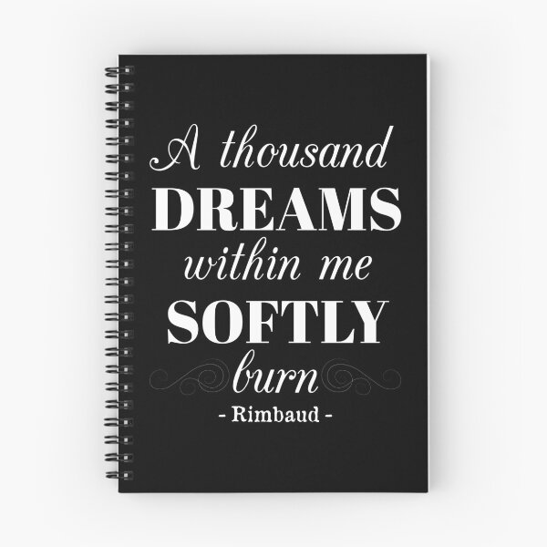 Item preview, A Thousand Dreams Famous Poet Quote Arthur Rimbaud design designed and sold by jakehughes2015.