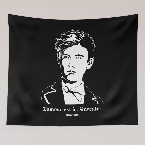 Item preview, Love Famous French Poet Arthur Rimbaud print designed and sold by jakehughes2015.