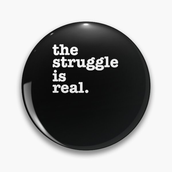 Item preview, The Struggle is Real Gym Workout Quote designed and sold by Hananiah Merch.