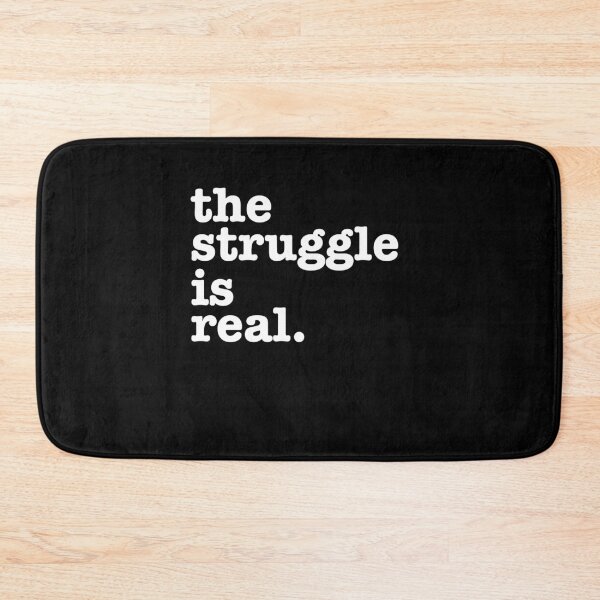 Item preview, The Struggle is Real Gym Workout Quote designed and sold by Hananiah Merch.