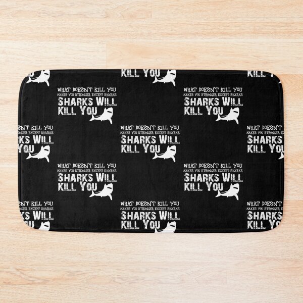 Item preview, Sharks Will Kill You Funny Sarcasm Novelty Offensive Gift designed and sold by Akmloza.