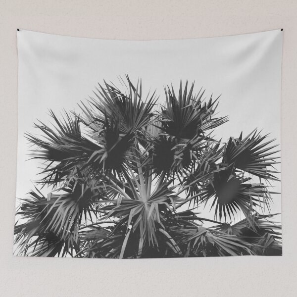 Item preview, #01#B&W#Palm#tree designed and sold by ESCAPZ.