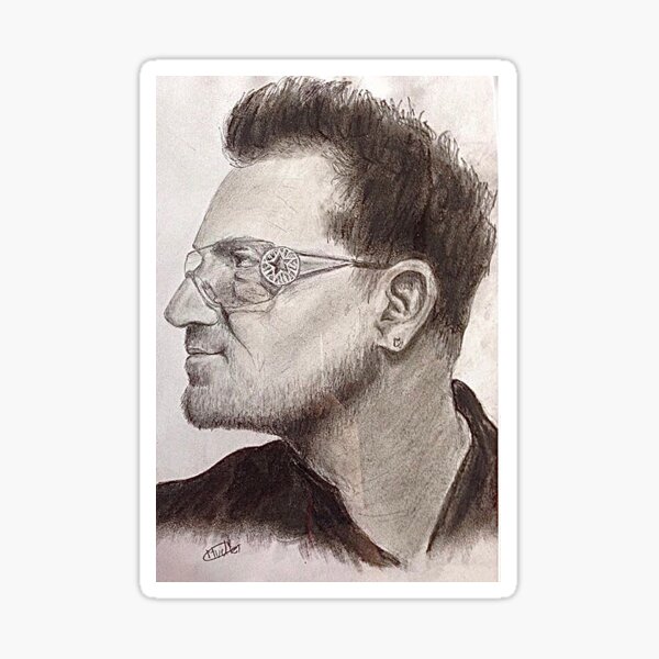 Bono U2 Sticker