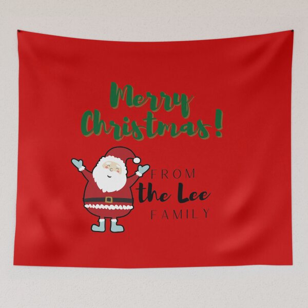 Item preview, Merry Christmas From The Lee Family designed and sold by blacklittlemoon.