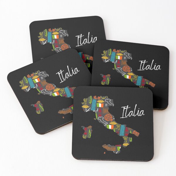 Item preview, Italia Souvenir Attraction Map Design designed and sold by Michael Schmidt.