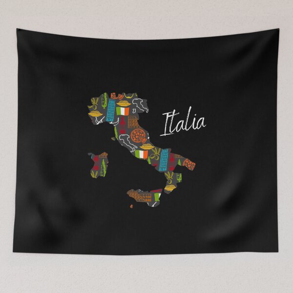 Item preview, Italia Souvenir Attraction Map Design designed and sold by Michael Schmidt.
