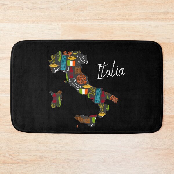 Item preview, Italia Souvenir Attraction Map Design designed and sold by Michael Schmidt.