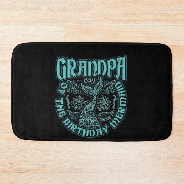Item preview, Grandpa of the Birthday Mermaid designed and sold by Hananiah Merch.