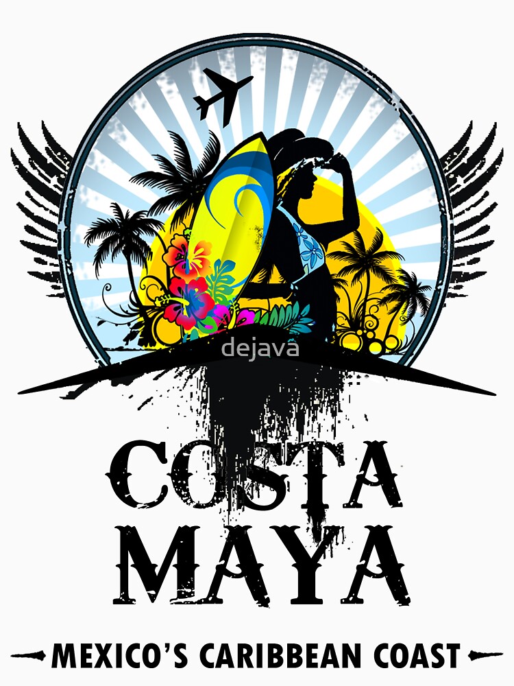 "Costa Maya" Essential TShirt for Sale by dejava Redbubble