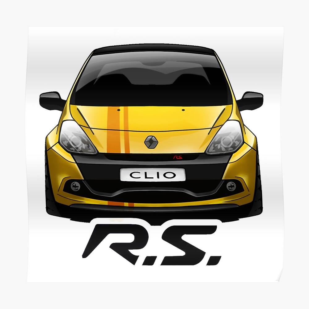 Clio RS Sticker Sale by ab design | Redbubble