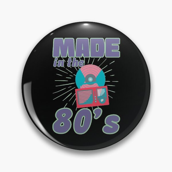 Item preview, Made in the 80's Eighites 80s Retro designed and sold by Dwarf-Monkey.