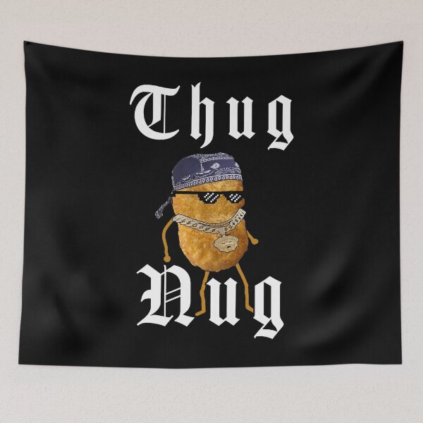Item preview, Thug Nug Gangster Chicken Nugget designed and sold by AllLeftSides42.