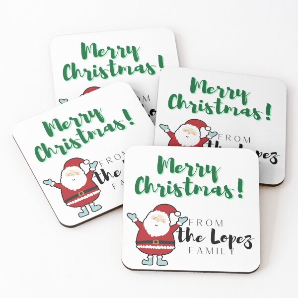 Item preview, Merry Christmas From The Lopez Family designed and sold by blacklittlemoon.