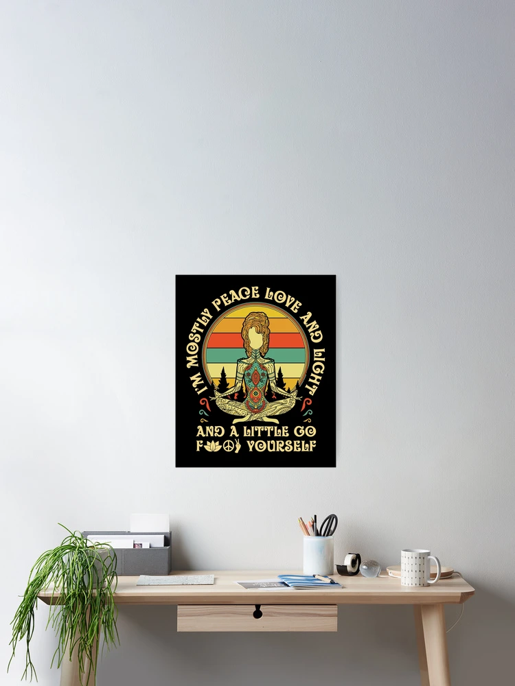 Unicorn Yoga I'm All Peace Love Light F+-Ck Yourself T Shirt Unicorn Yoga I'm All Peace Love Light F+-Ck Yourself T Shirt