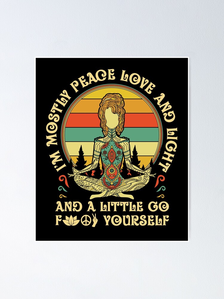 Unicorn Yoga I'm All Peace Love Light F+-Ck Yourself T Shirt Unicorn Yoga I'm All Peace Love Light F+-Ck Yourself T Shirt