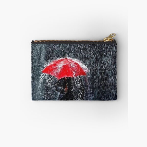 Item preview, Walking in the rain red umbrella splash designed and sold by MindChirp.
