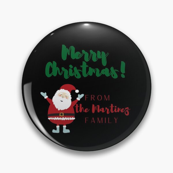 Item preview, Merry Christmas From The Martinez Family designed and sold by blacklittlemoon.