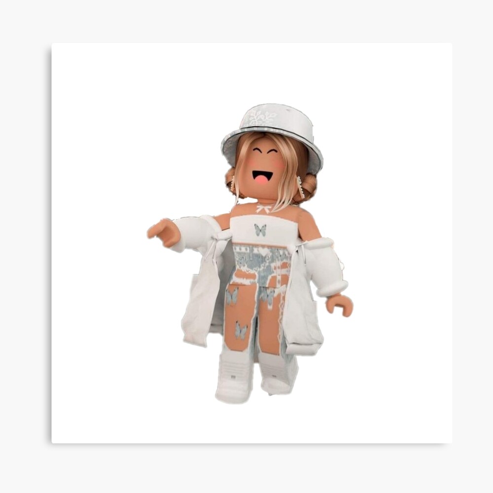 Trendy Roblox Girl Poster By Jeremysstickers Redbubble - roblox astronaut hat