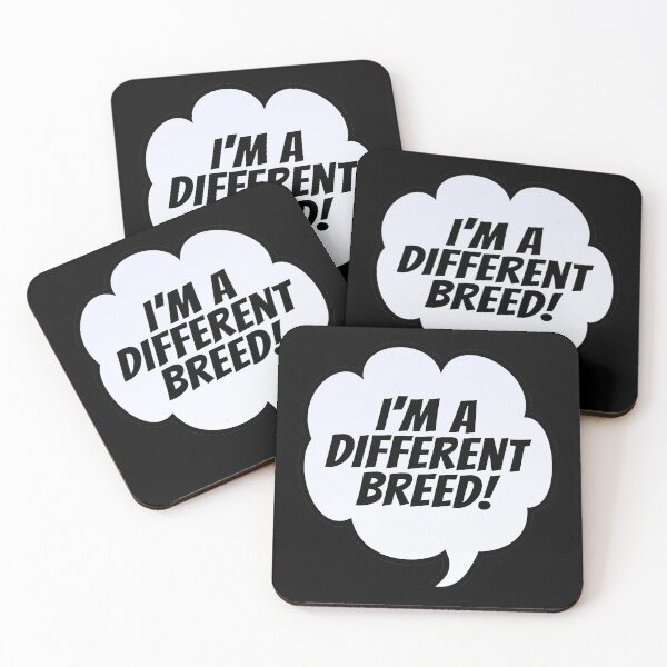 Item preview, I'm A Different Breed (Cartoon Speech Bubble Quote • Funny TikTok Meme) designed and sold by SassyClassyMe.