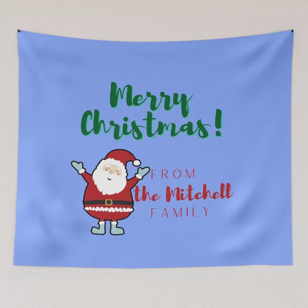 Item preview, Merry Christmas From The Mitchell Family designed and sold by blacklittlemoon.