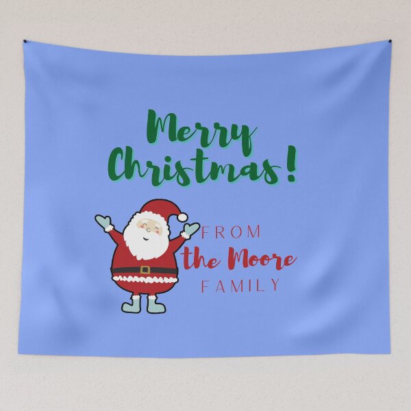 Item preview, Merry Christmas From The Moore Family designed and sold by blacklittlemoon.