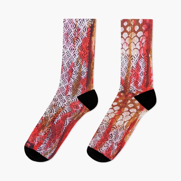 Item preview, Bohemian Batik Vibrant Red designed and sold by Lojicraft.