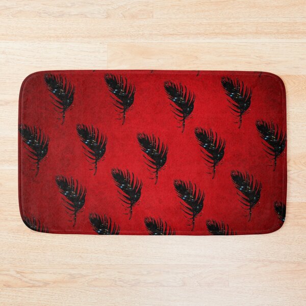 Item preview, Feathers and red color new design for unique gifts designed and sold by Cardio Boutique.