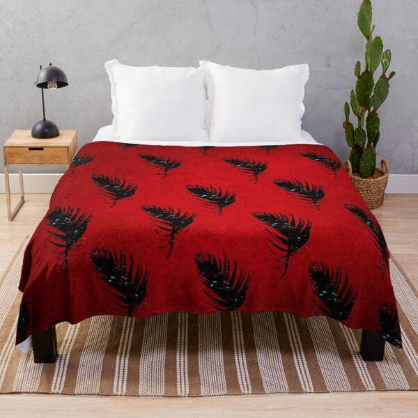 Item preview, Feathers and red color new design for unique gifts designed and sold by Cardio Boutique.