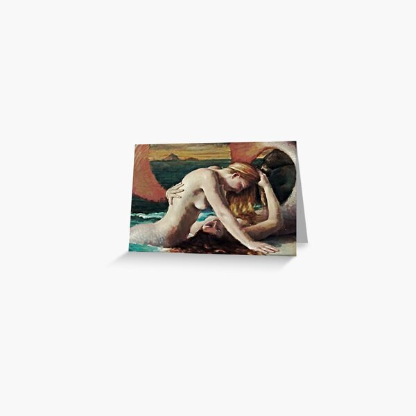 The Mermaid Lovers Greeting Card