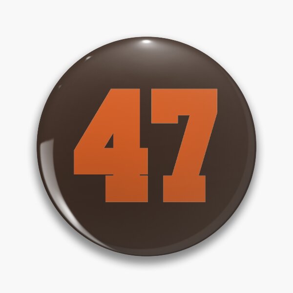 Artikelvorschau, 47 Nummer Cleveland Sports Siebenundvierzig Brown Brown entworfen und verkauft von HelloFromAja.