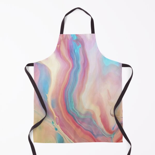 Item preview, Heavenly Marble Swirls of Blue, Pink, White and Yellow Abstract Pattern designed and sold by Alicia Chee.