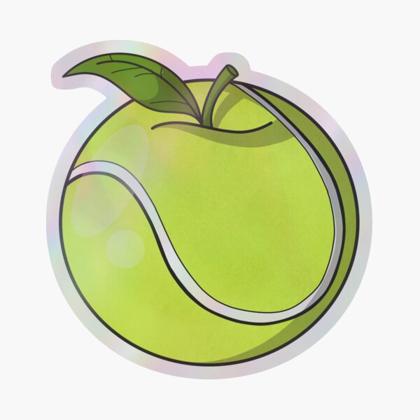 Item preview, Green apple tennis ball designed and sold by Fruit-Tee.