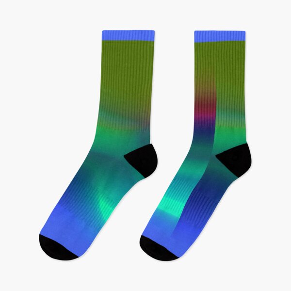 Item preview, Color gradient blue green northern lights designed and sold by amagaclothing.