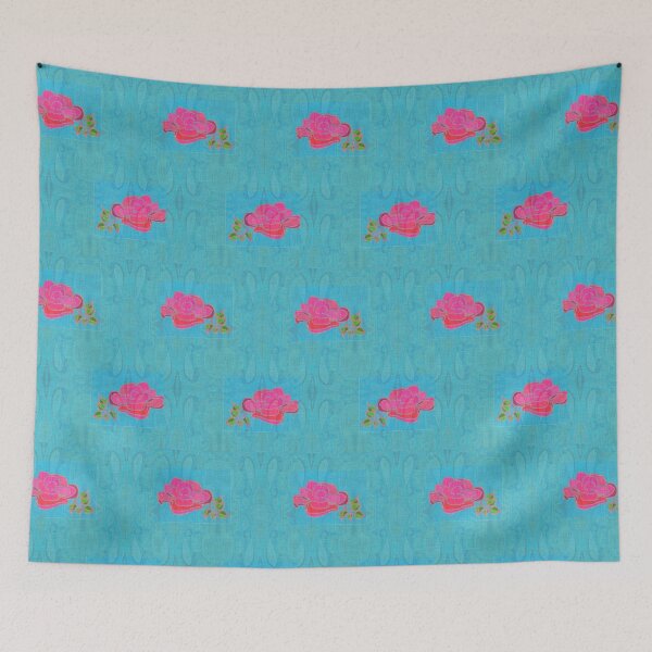 Item preview, Retro roses, paisley designed and sold by Nickdavisinghe.