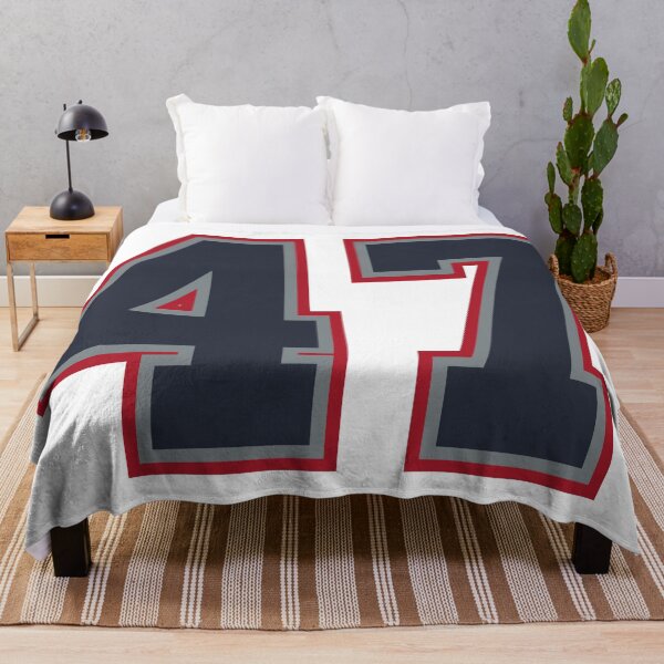 Item preview, 47 Navy Grey Red Sports Number Fourty-Seven designed and sold by HelloFromAja.