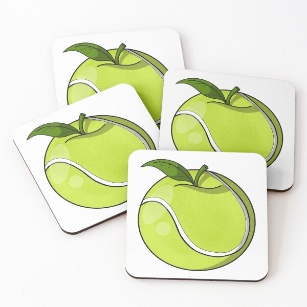 Item preview, Green apple tennis ball designed and sold by Fruit-Tee.