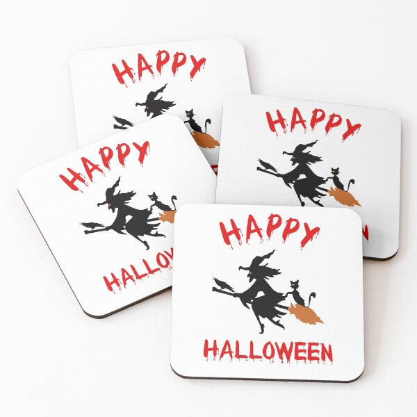 Item preview, Halloween is calling, witch, cat and raven on their way. designed and sold by Bodino.