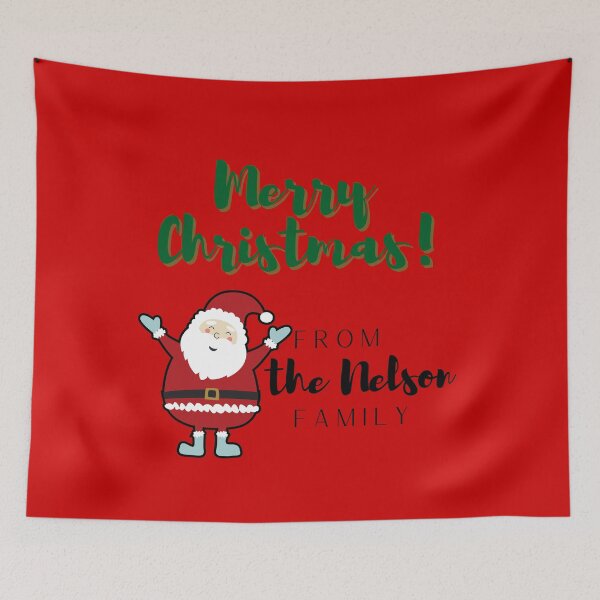 Item preview, Merry Christmas From The Nelson Family designed and sold by blacklittlemoon.