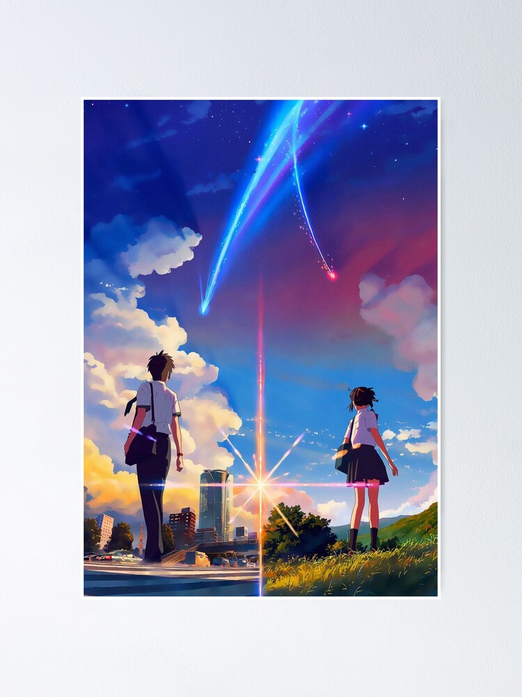 Póster «Kimmi no na wa // tu nombre anime» de yourname2016 | Redbubble