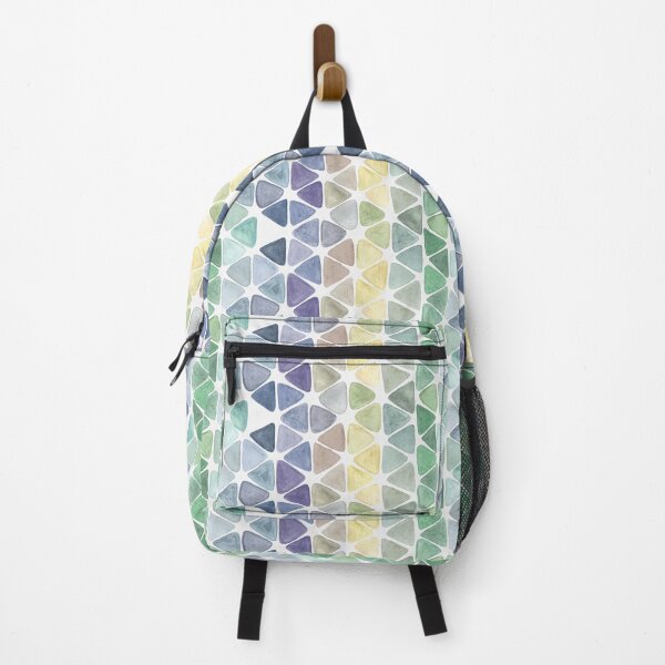 Item preview, A multi-colored watercolor abstract artistic hand painted pattern with real watercolor paper texture designed and sold by Irnika.