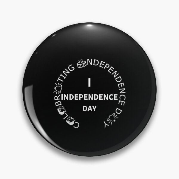 Item preview, Independence day circle designed and sold by GlobalHunt.