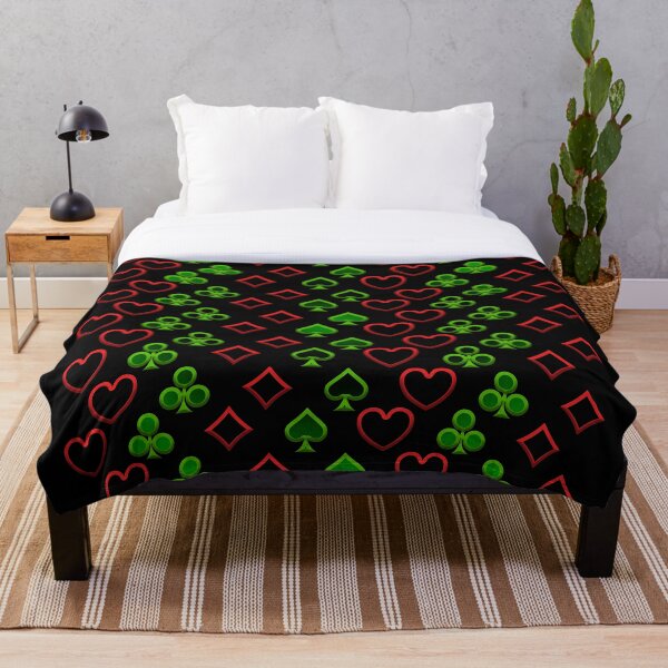 Item preview, Pattern playing card border green and red black background designed and sold by Stéphane  Thirion.