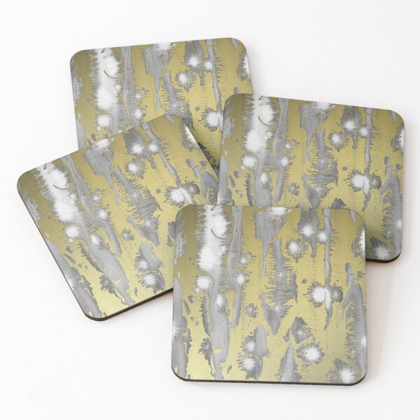 Item preview, Golden Christmas Abstract wall paint design designed and sold by dreamofdenim.
