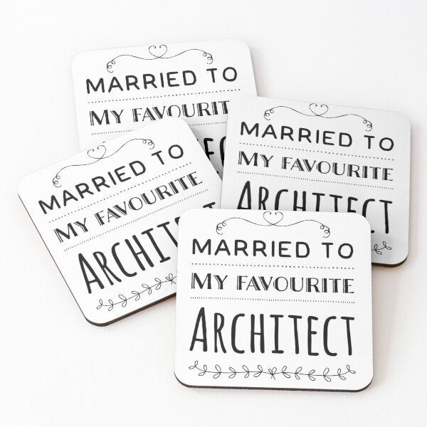 Item preview, Married to an architect designed and sold by SnowballStep.