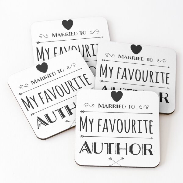 Item preview, Married to an author designed and sold by SnowballStep.