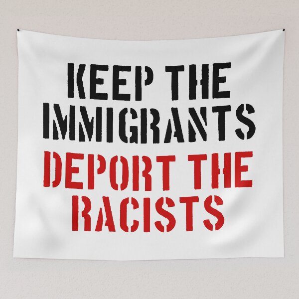 Item preview, Keep The Immigrants Deport The Racists designed and sold by MSA-42.
